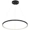 Access Lighting Anello, Dual Voltage LED Pendant, Matte Black Finish, Acrylic Lens 52068LEDD-MBL/ACR - alternate 2